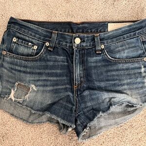 Rag & Bone cut off shorts